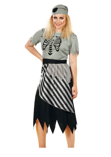 Small Black & Gray Pirate Women's Costume By Northlight | Michaels®